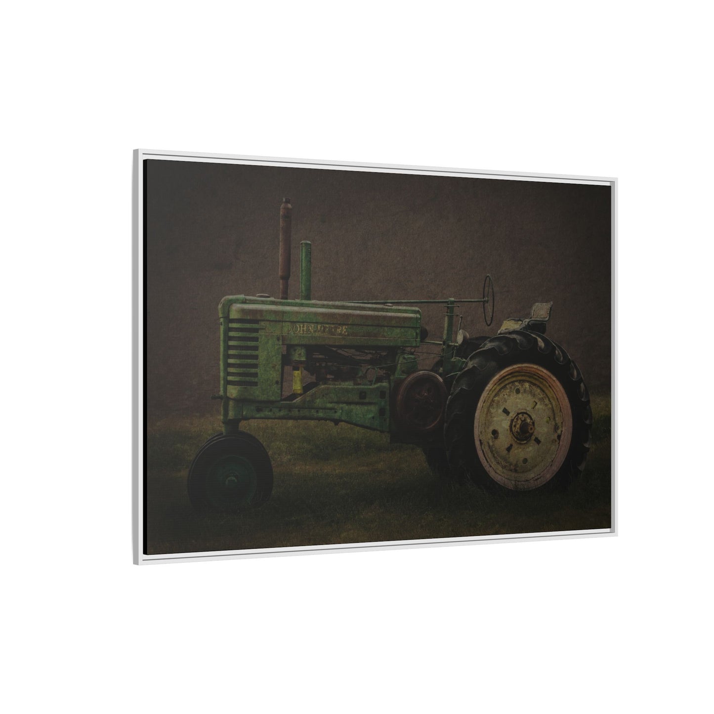 Vintage John Deere G | Framed Wall Art on Stretched Canvas
