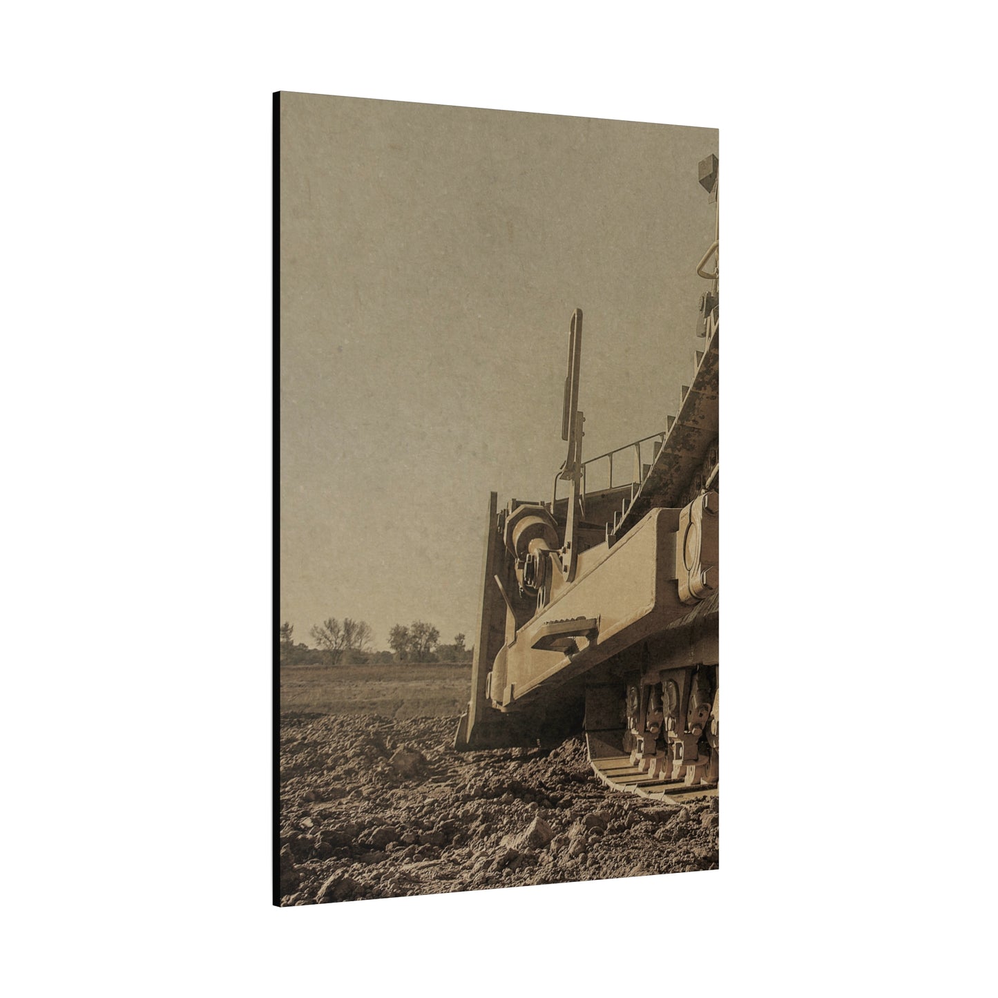 Epic D8 Dozer Track Triptych | Left Panel