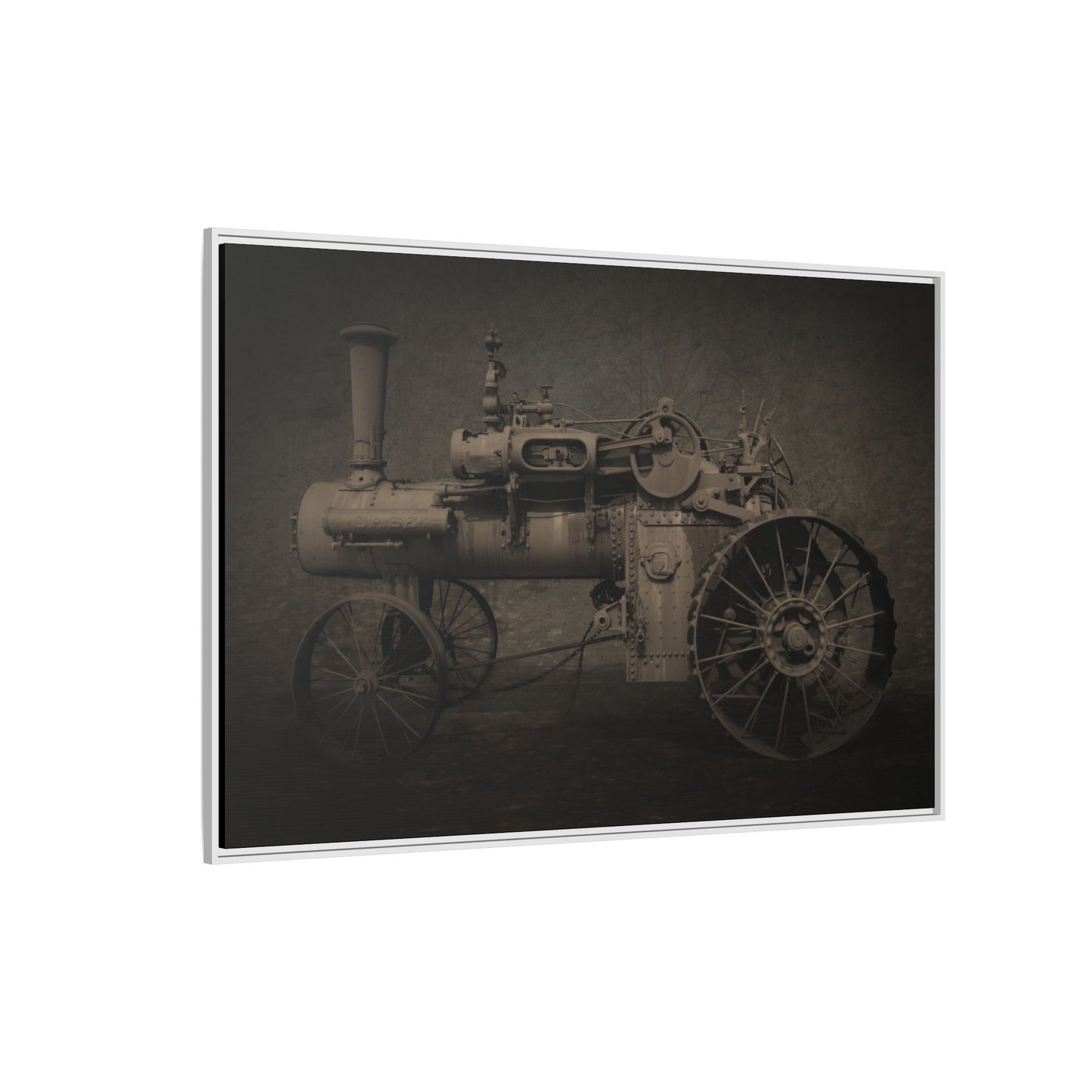 Vintage CASE 65 HP Tractor Photo Wall Art on Canvas