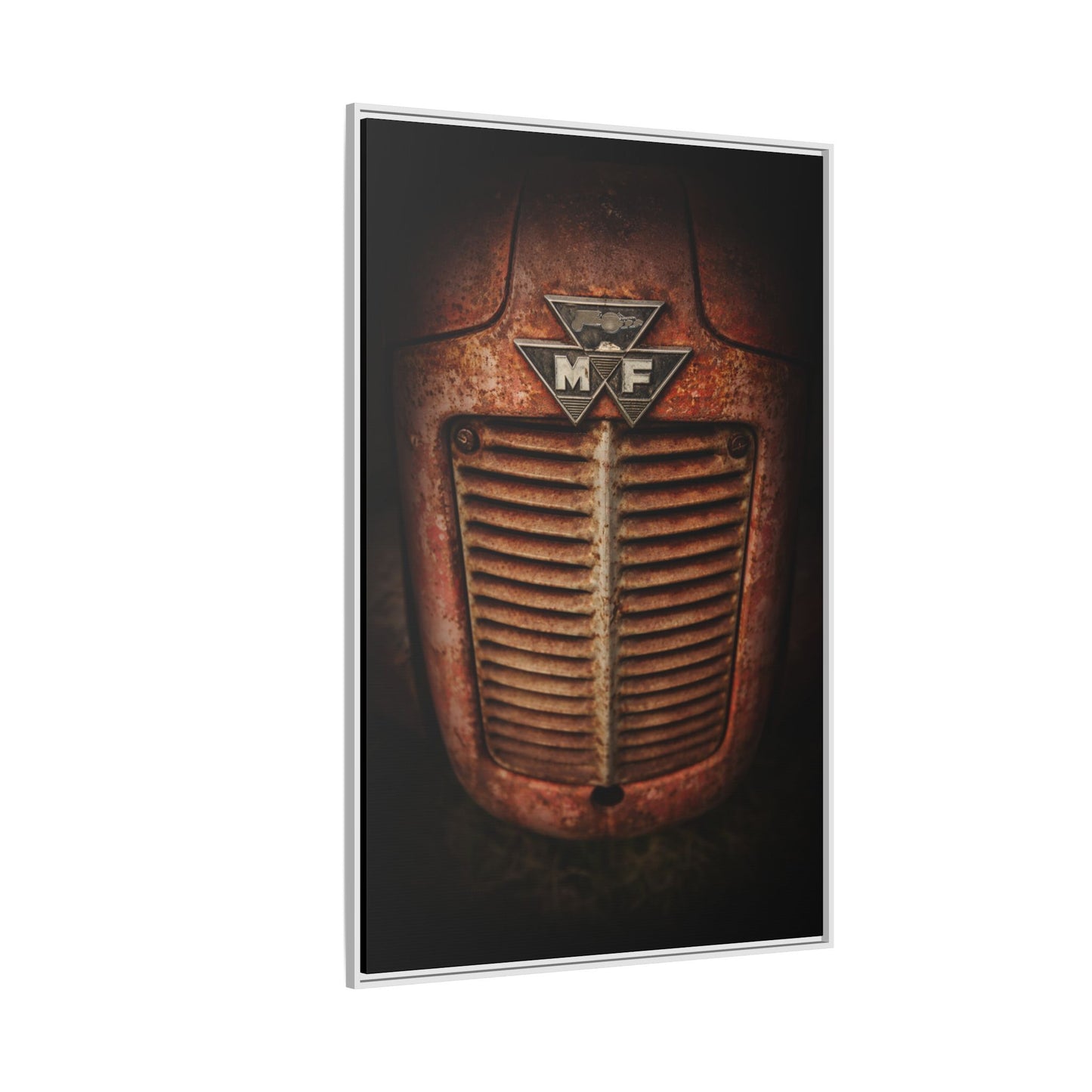 Vintage Rusty Massey Grill on Canvas
