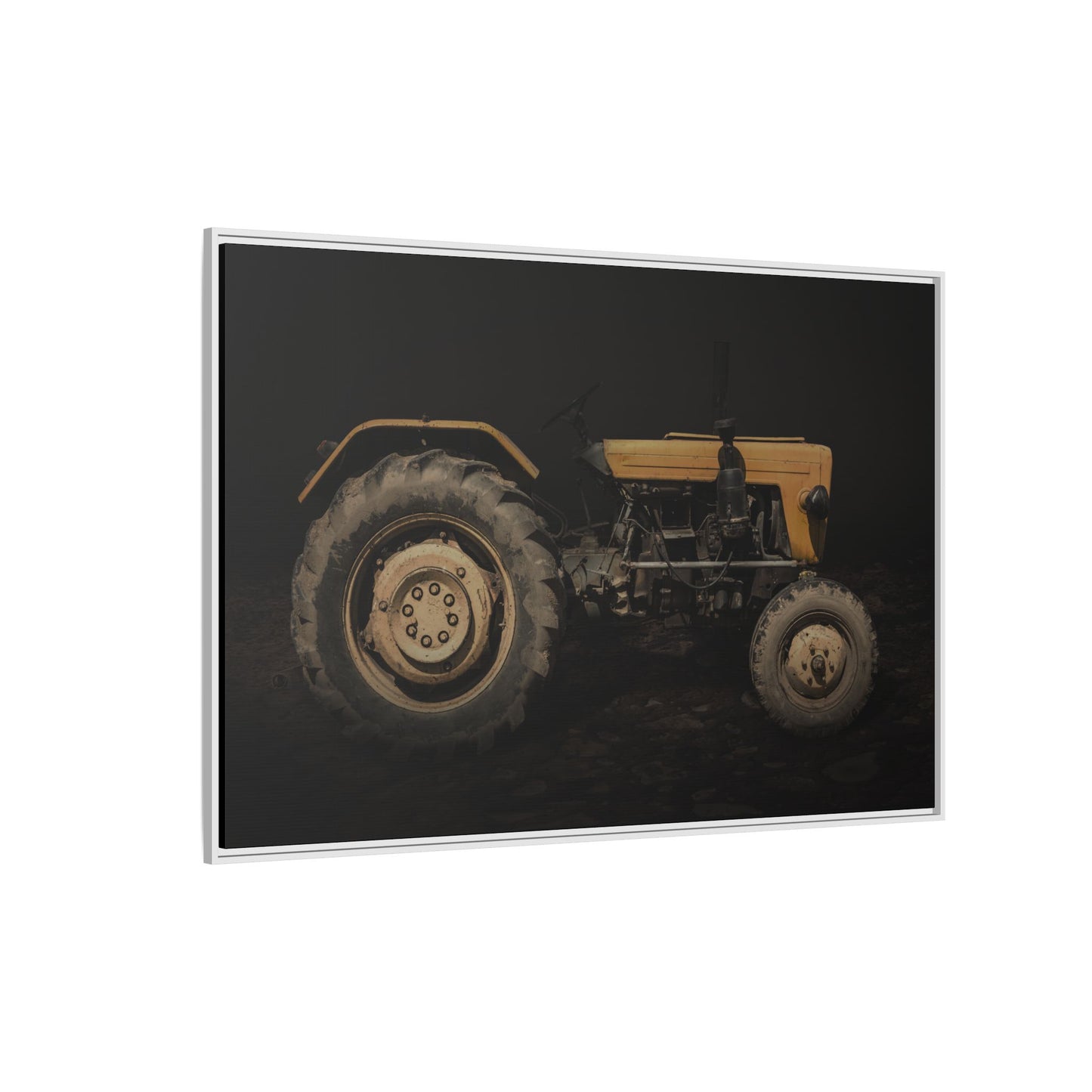Vintage Usra Tractor Photo Wall Art on Canvas