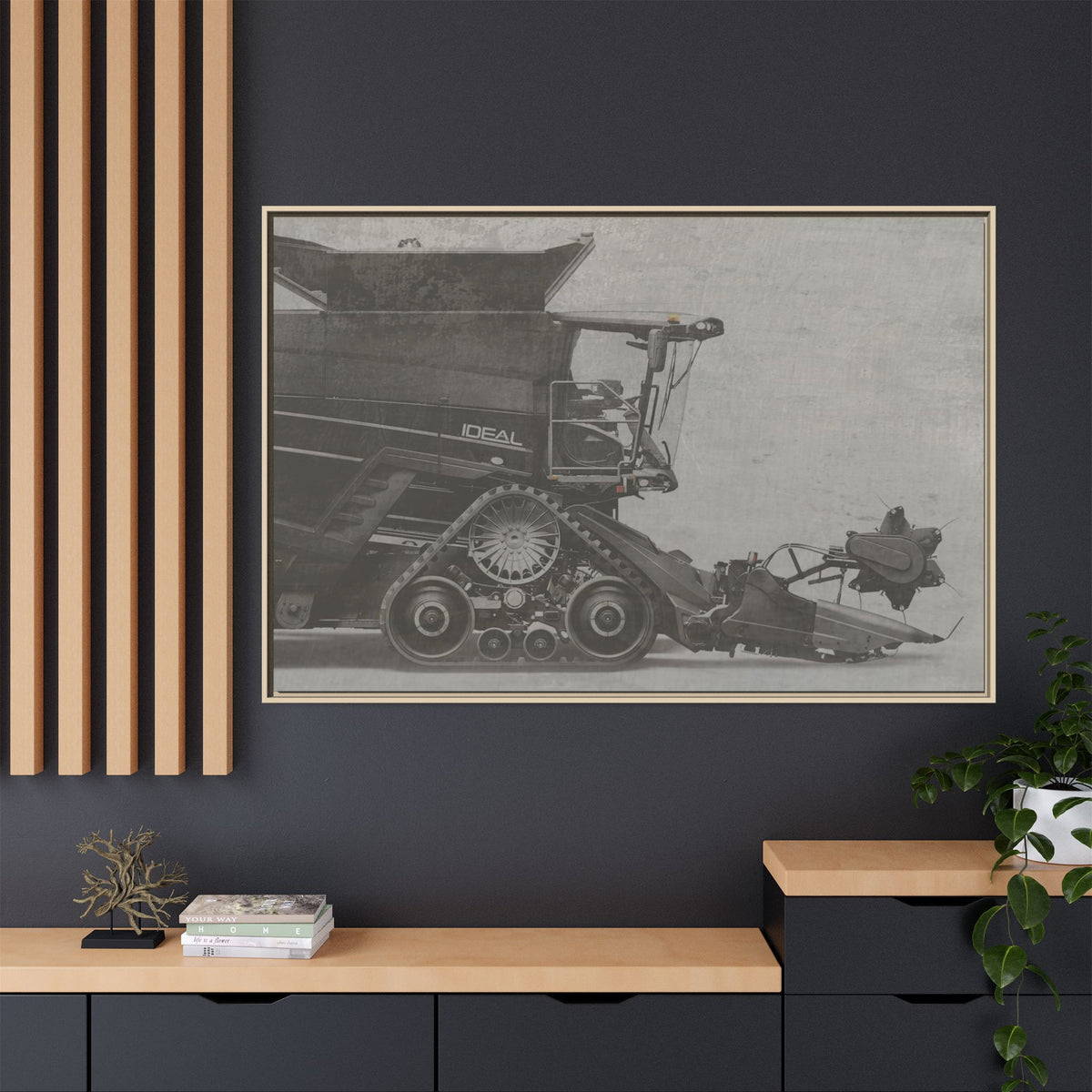 Fendt Ideal Side View | Framed Photo Wall Art on Canvas