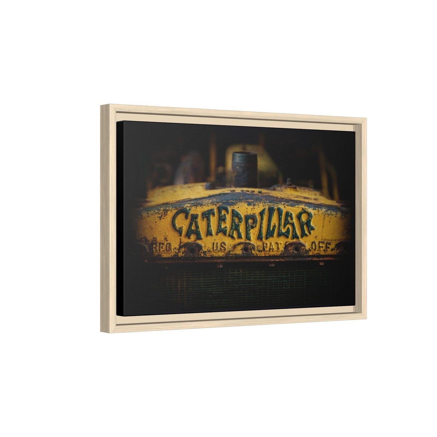 Vintage Crawler Grill | Framed Wall Art on Stretched Canvas