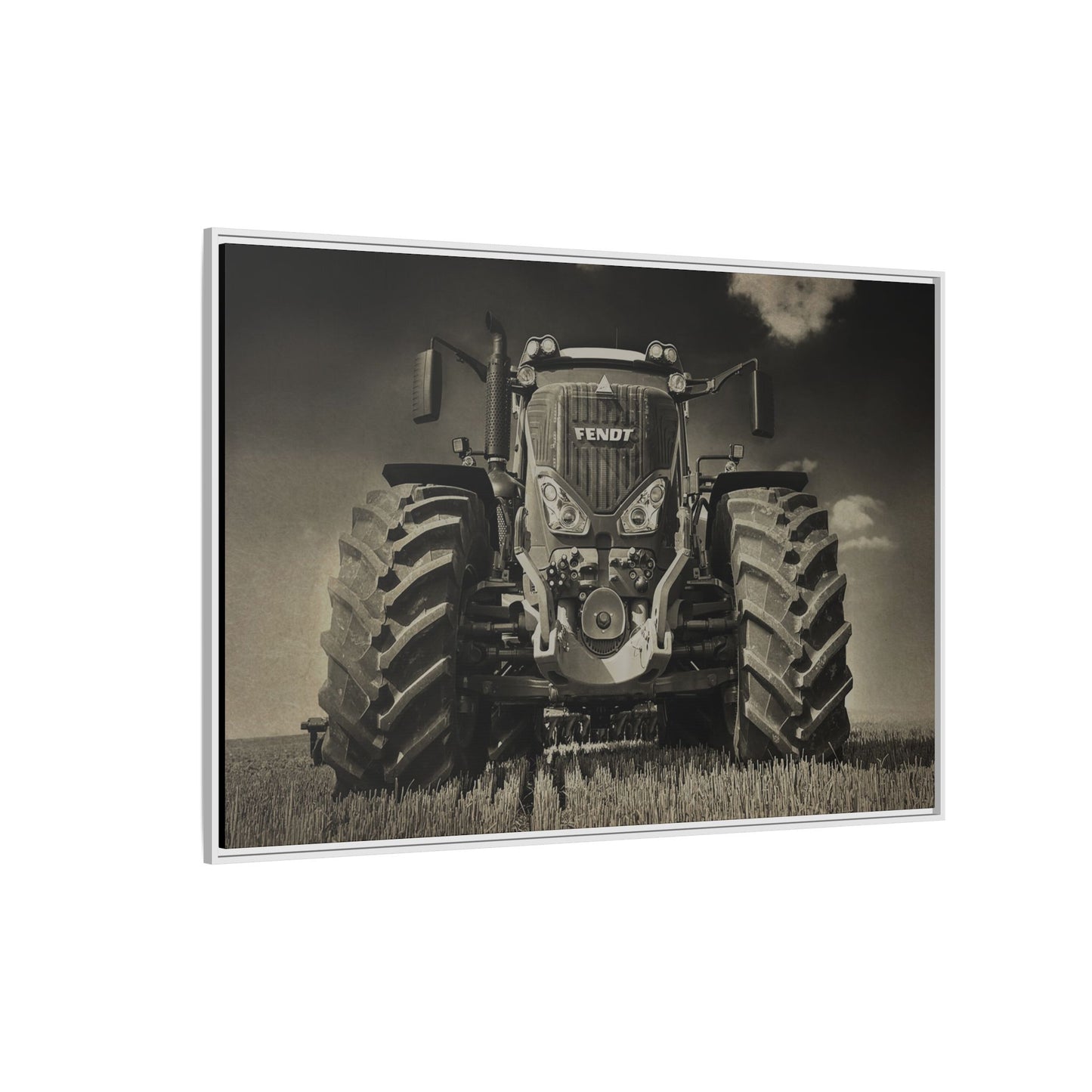 Fendt 800 Vario Coming At You | Framed Photo Wall Art on Canvas