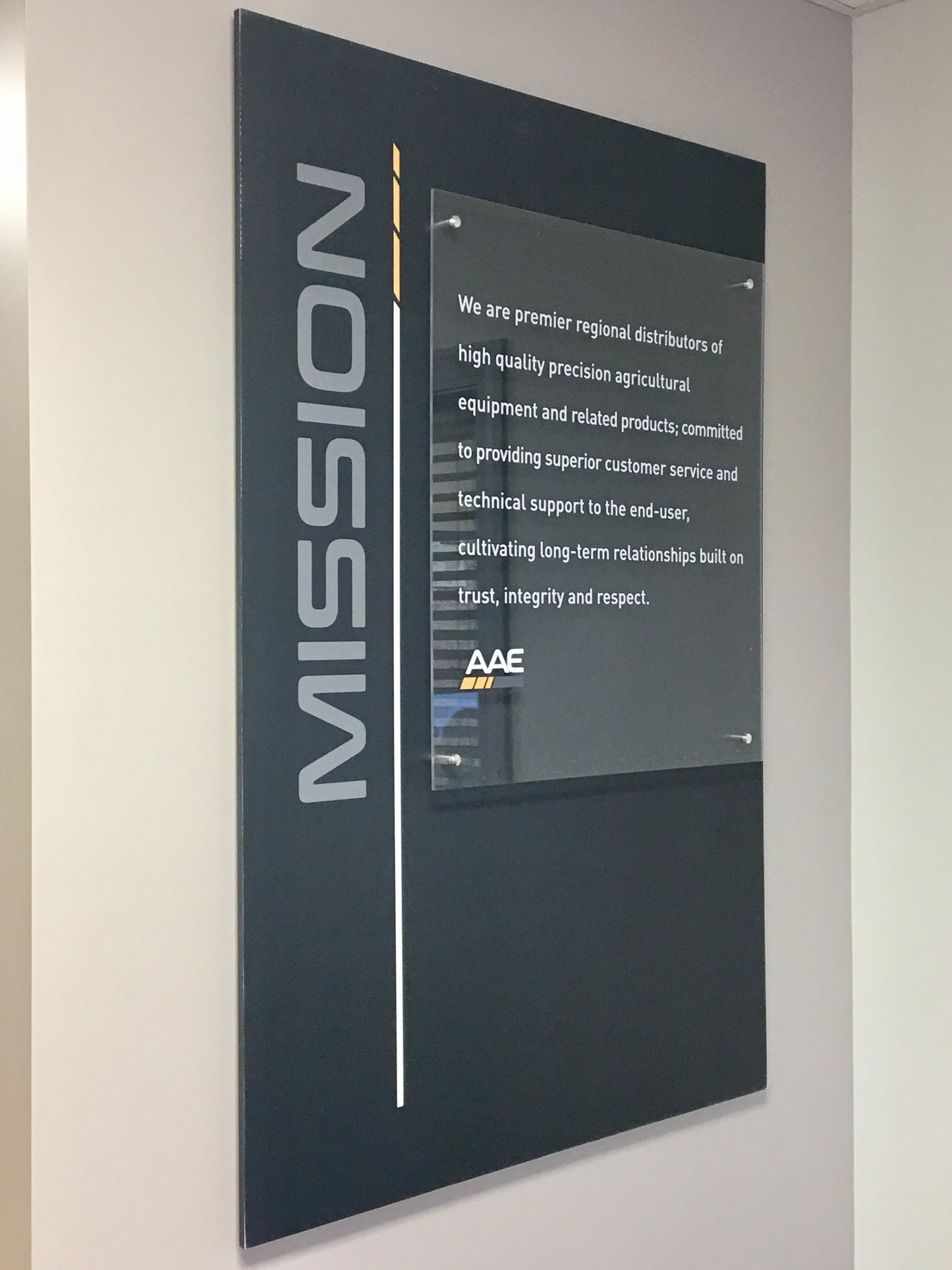 Custom Dealer Values Panel Wall