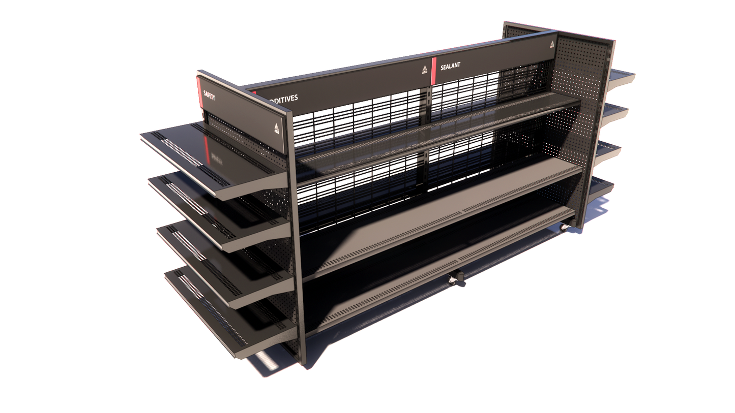 96" Premium Lozier Shelving Merchandiser