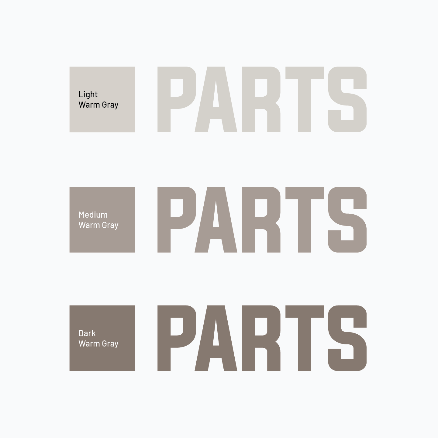 Parts Dimensional Lettering