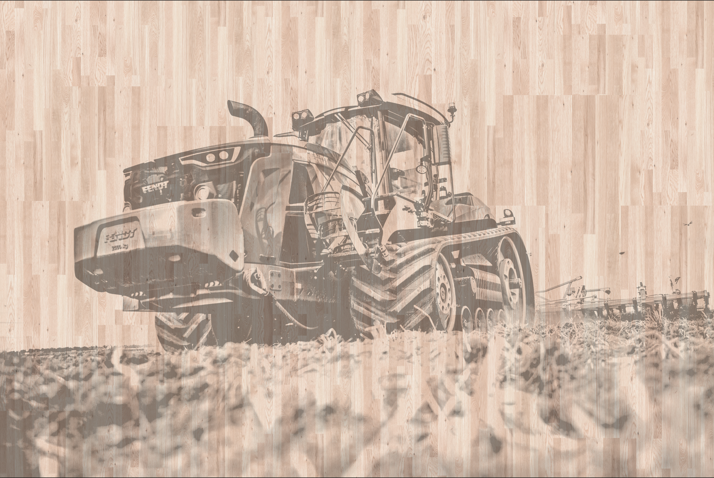 Fendt 1100 Track Tilling Wall Mural
