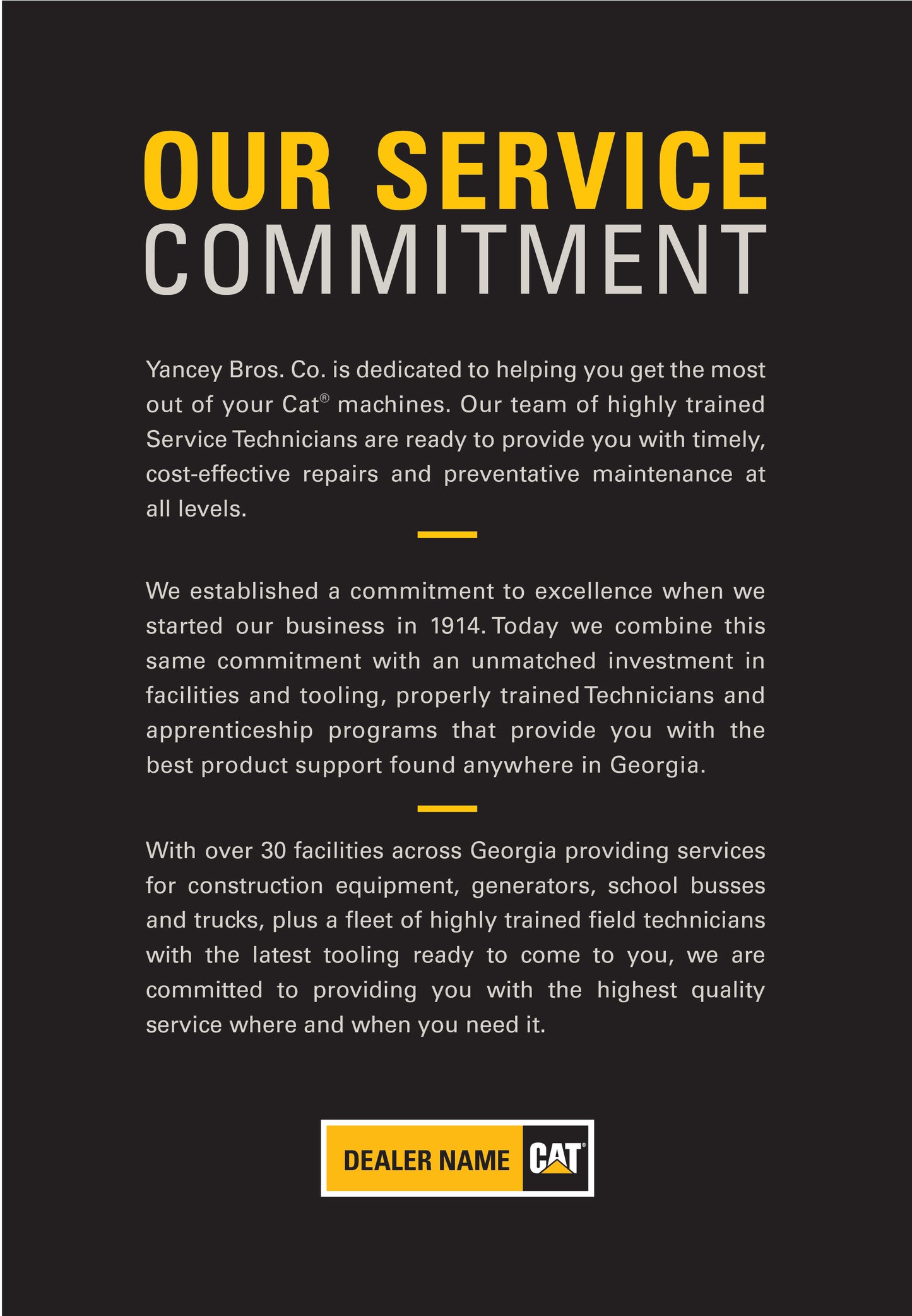 Policy Panel - SEG - Power Phrase - Yellow on Charcoal