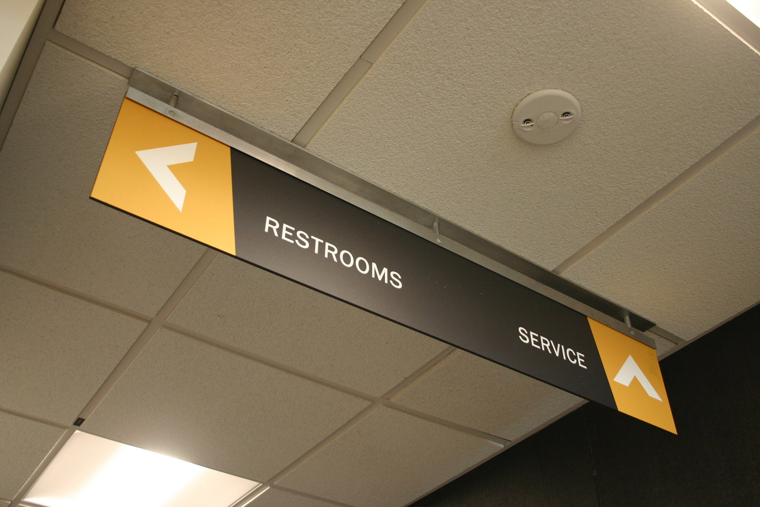 Ceiling Hung Directional Signs