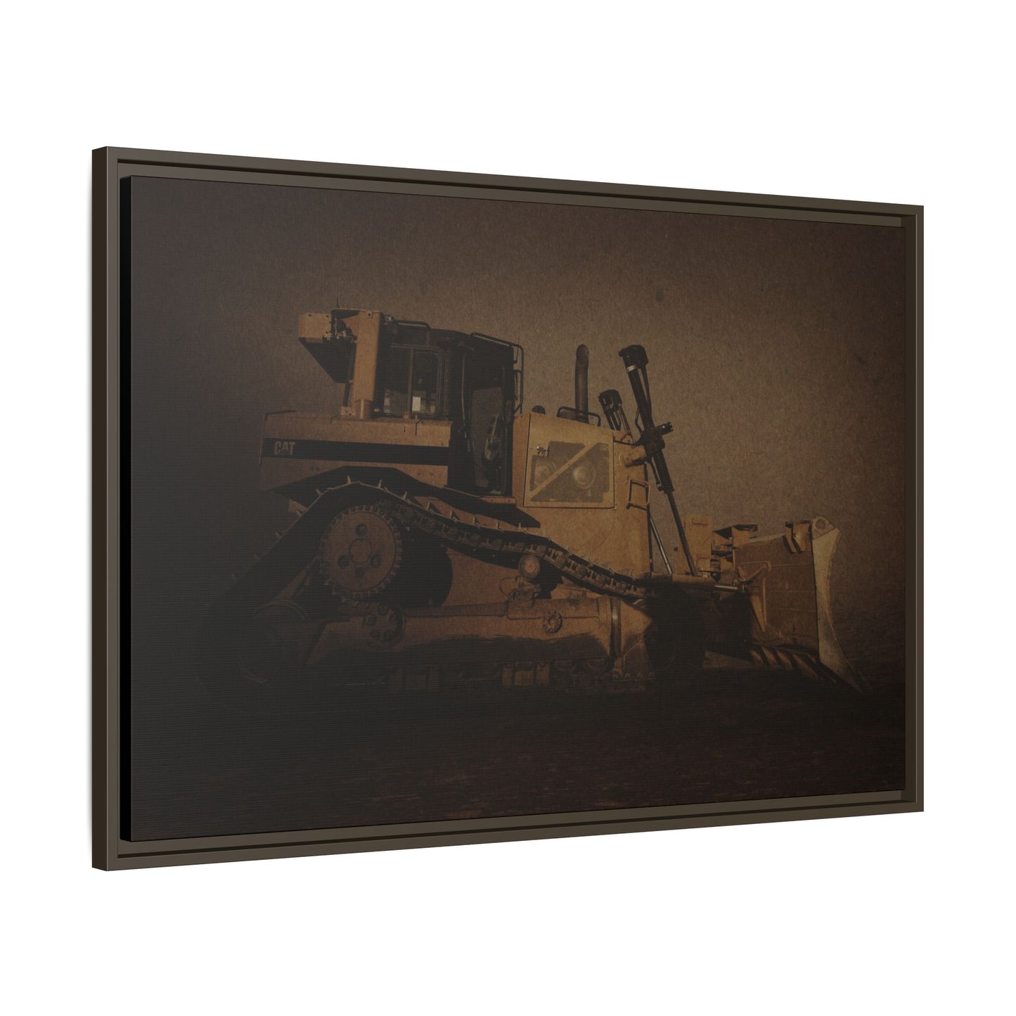 D8 Classic 90's Dozer | Framed Wall Art on Stretched Canvas