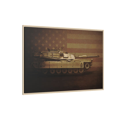 Abrams M1 Tank | Framed Wall Art on Stretched Canvas