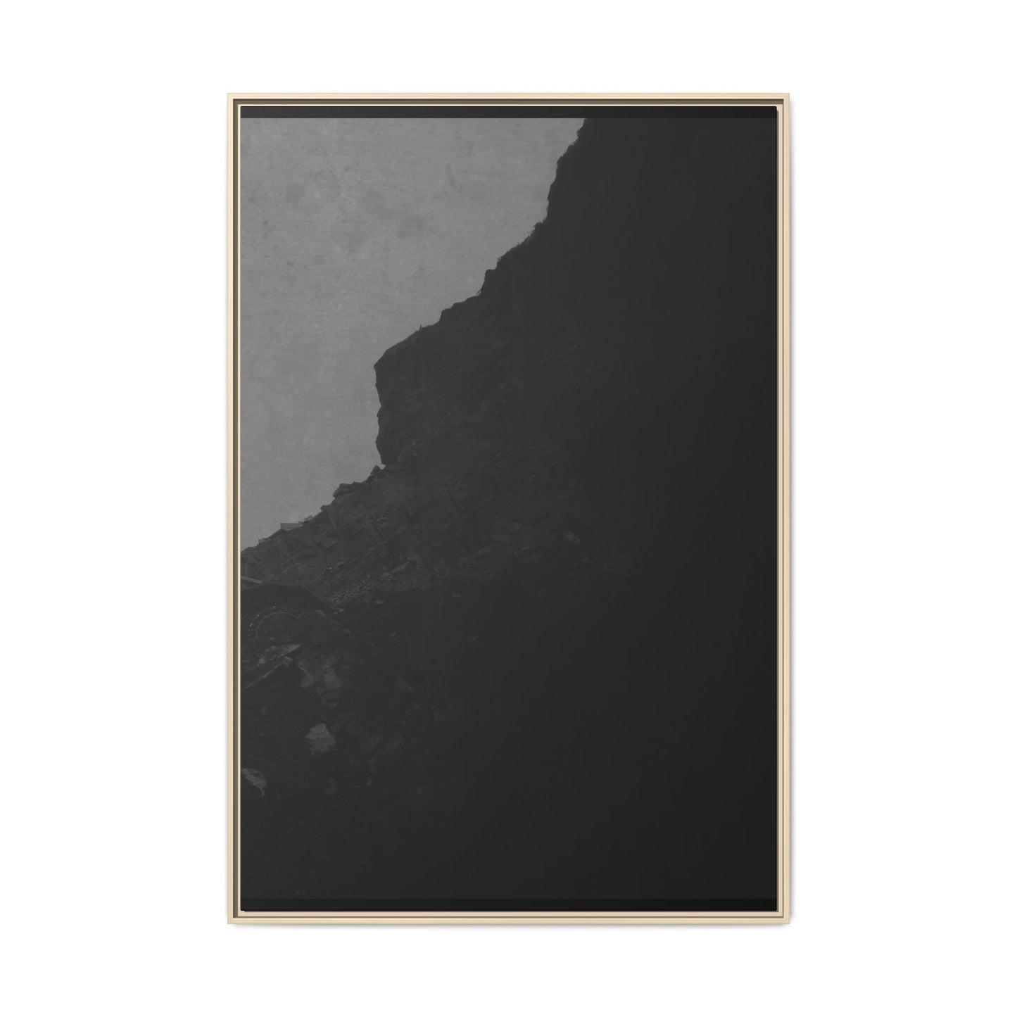 Copy of Excavator Triptych Right Jondo | Matte Canvas Print (Framed)