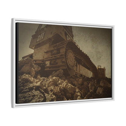 D5K2 Top of the Hill Dozer  | Photo Art on Framed Canvas