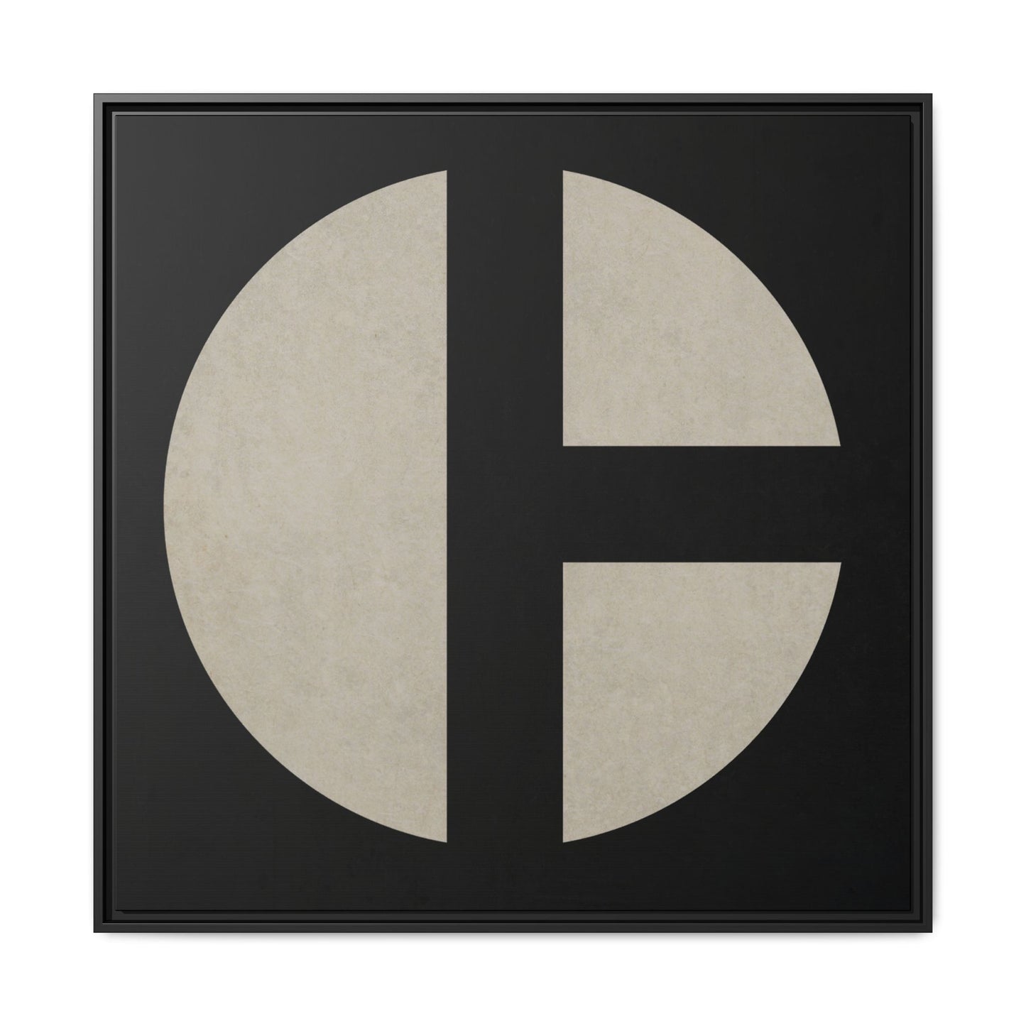 C Moon - CLEAN  | Framed Wall Art on Stretched Canvas