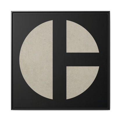 C Moon - CLEAN  | Framed Wall Art on Stretched Canvas