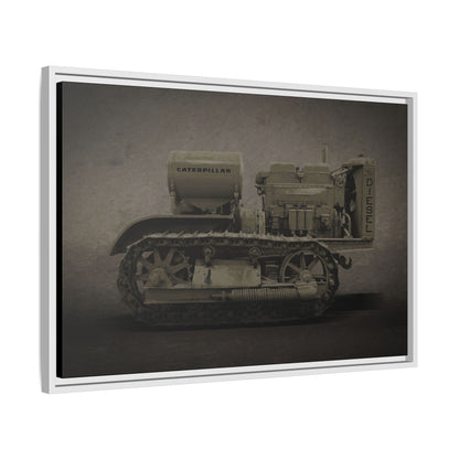 Vintage 60 'Diesel' Crawler | Framed Photo Wall Art on Canvas