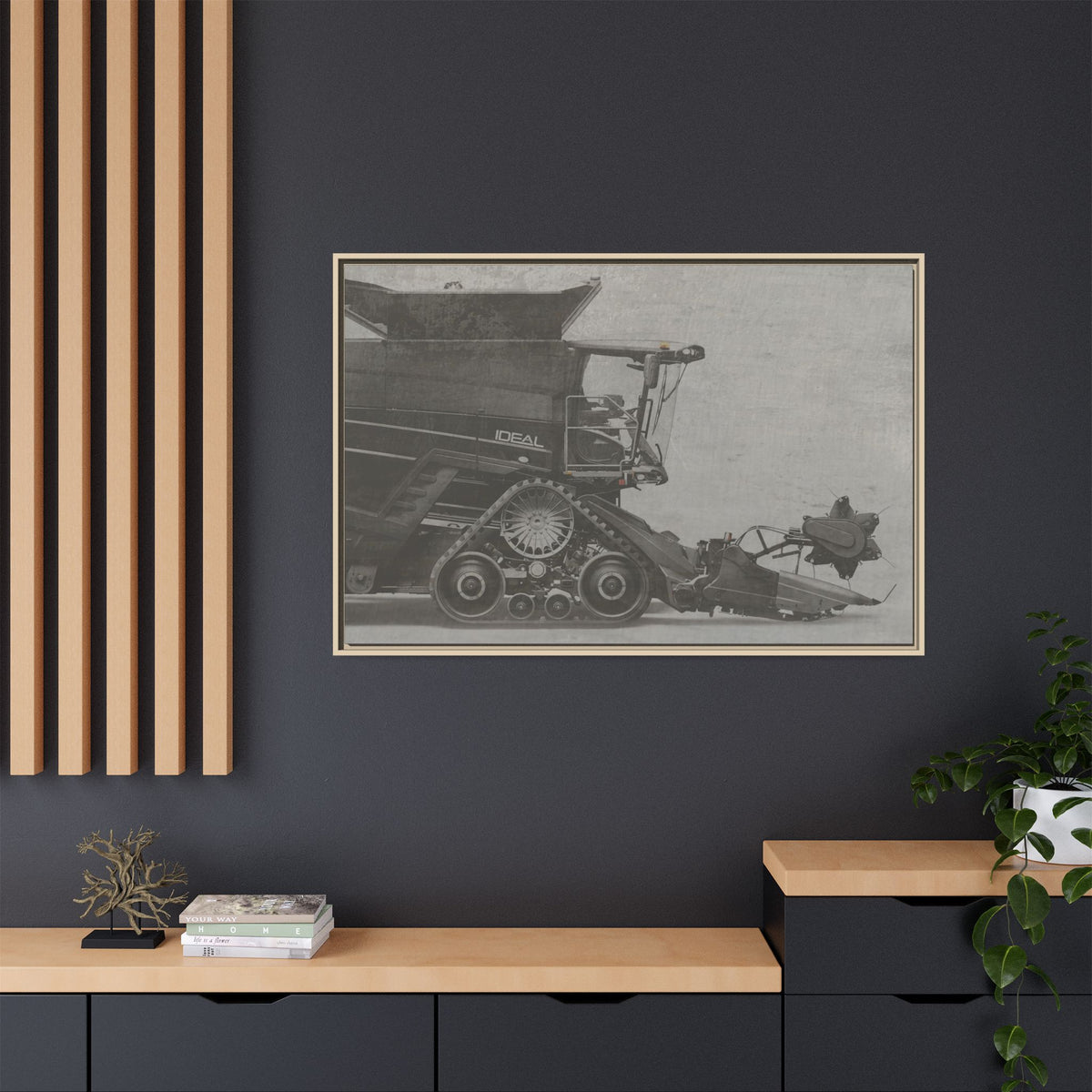 Fendt Ideal Side View | Framed Photo Wall Art on Canvas