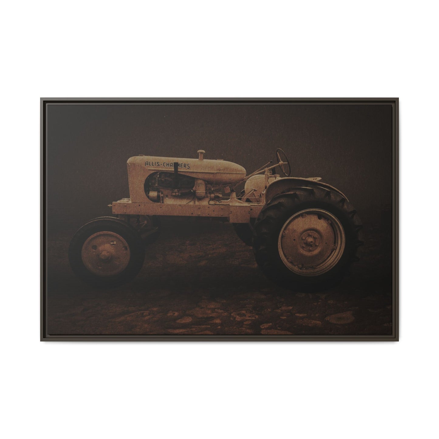 Vintage Allis Chalmers WC | Framed Wall Art on Stretched Canvas