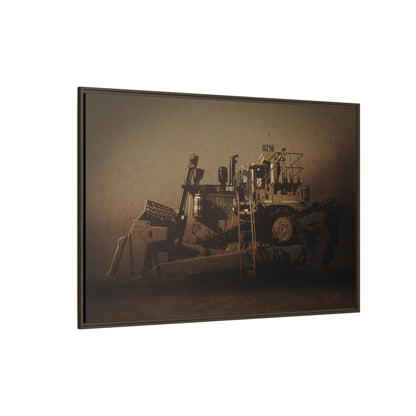 Classic D10Z Dozer | Framed Wall Art on Stretched Canvas