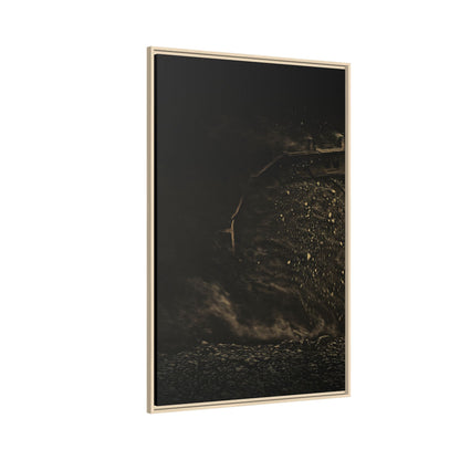 Epic Dozer Track Triptych Left | Matte Canvas Print (Framed)
