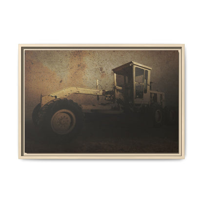 Classic 120G Motorgrader Action| Framed Wall Art on Canvas