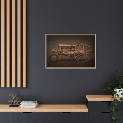 Vintage Ford Fordson Steel Wheel | Wall Art on Framed Canvas
