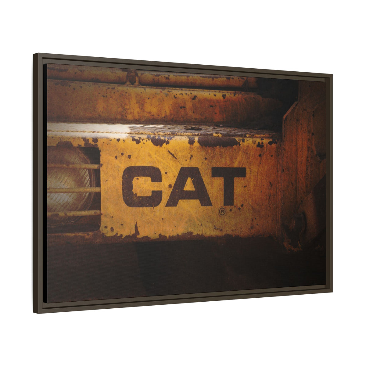 Big Yellow Detail | Framed Wall Art on Canvas