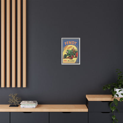 Vintage Fendt 12HP Advertisement | Wall Art on Framed Canvas