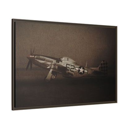P-51 MUSTANG | Framed Wall Art on Stretched Canvas