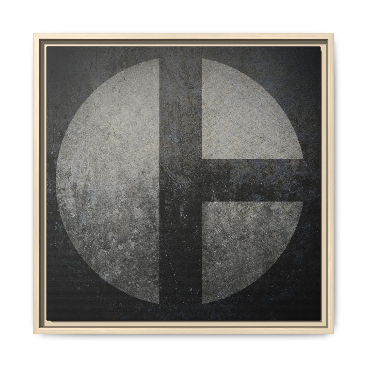 C Moon  | Framed Wall Art on Stretched Canvas