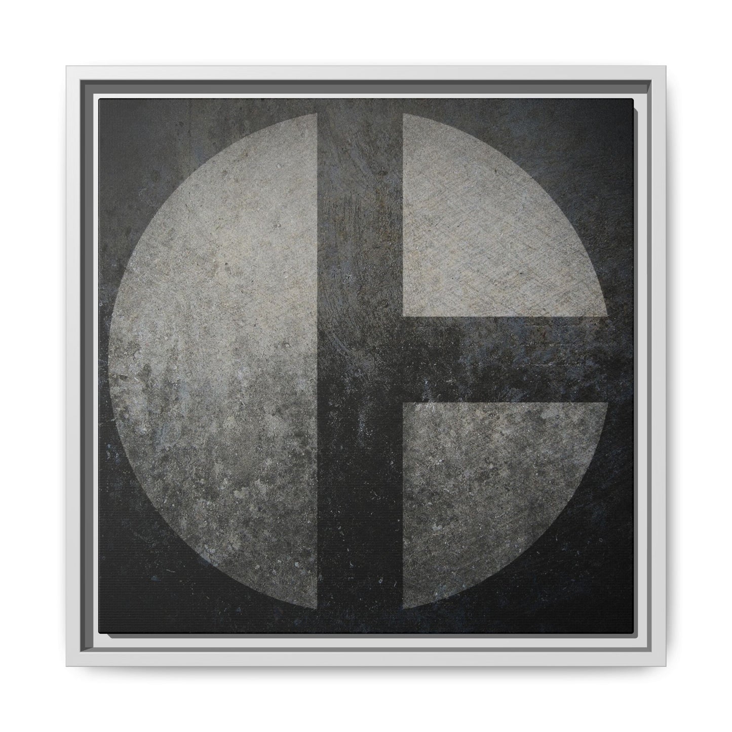 C Moon  | Framed Wall Art on Stretched Canvas
