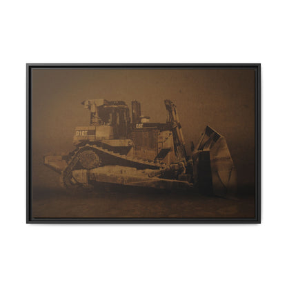 Classic Crawler D10T Photo Wall Art on Canvas