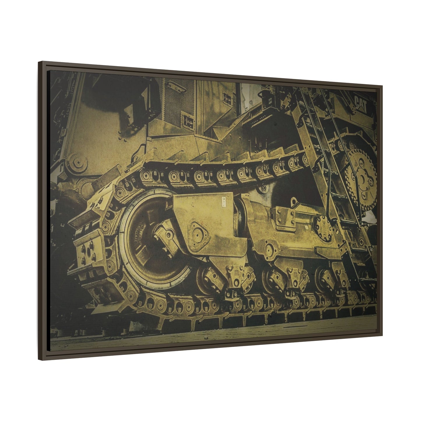 Big D11 Dozer Detail | Photo Art on Framed Canvas