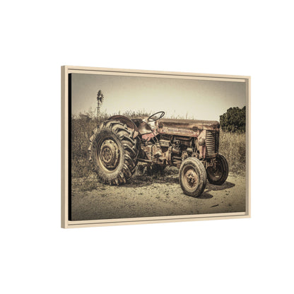 Vintage Massey Ferguson MF 35 - Framed Wall Art on Canvas