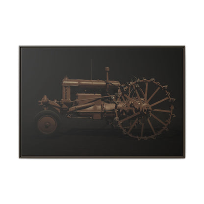 Vintage Ford Fordson Steel Wheel Photo Wall Art on Framed Canvas