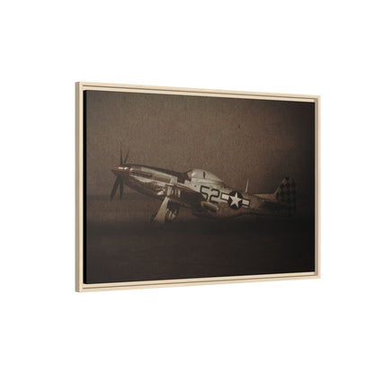 P-51 MUSTANG | Framed Wall Art on Stretched Canvas