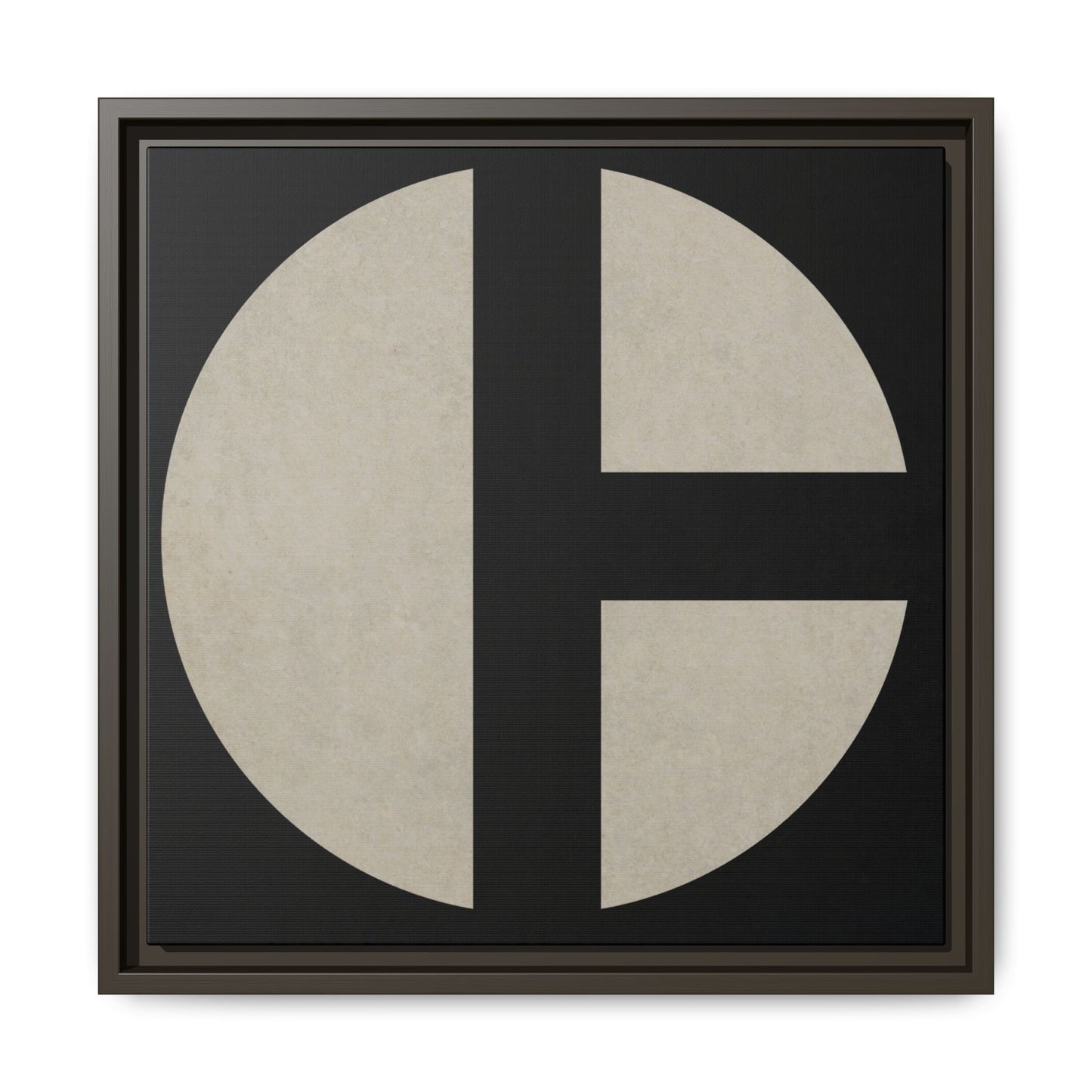 C Moon - CLEAN  | Framed Wall Art on Stretched Canvas
