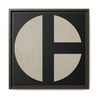 C Moon - CLEAN  | Framed Wall Art on Stretched Canvas