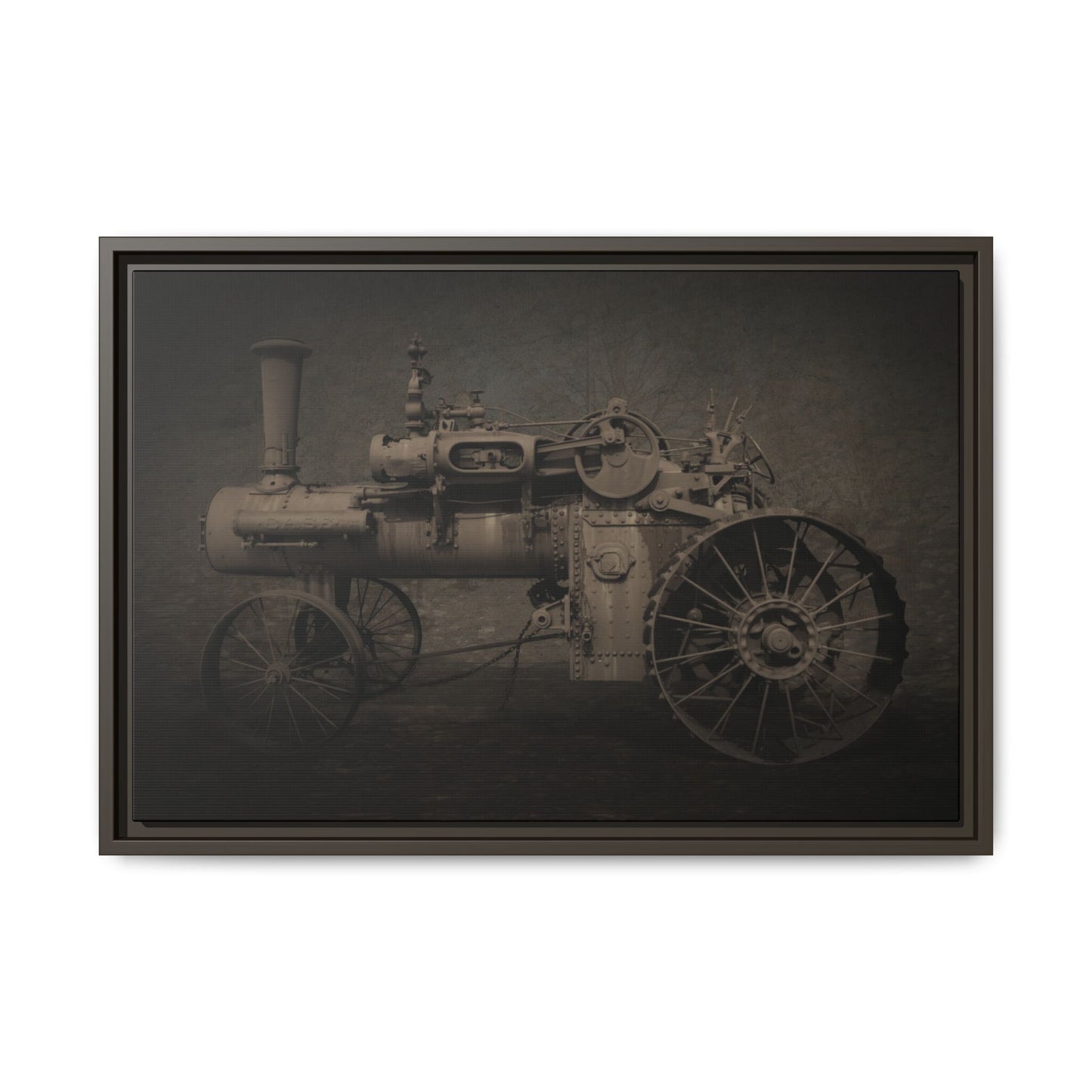 Vintage CASE 65 HP Tractor Photo Wall Art on Canvas