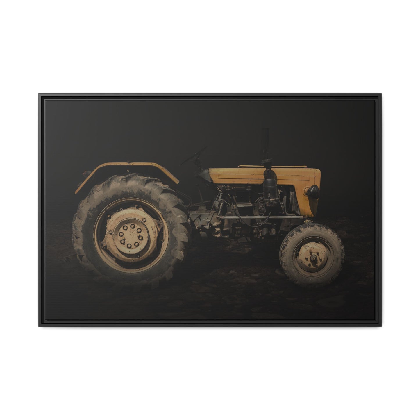 Vintage Usra Tractor Photo Wall Art on Canvas