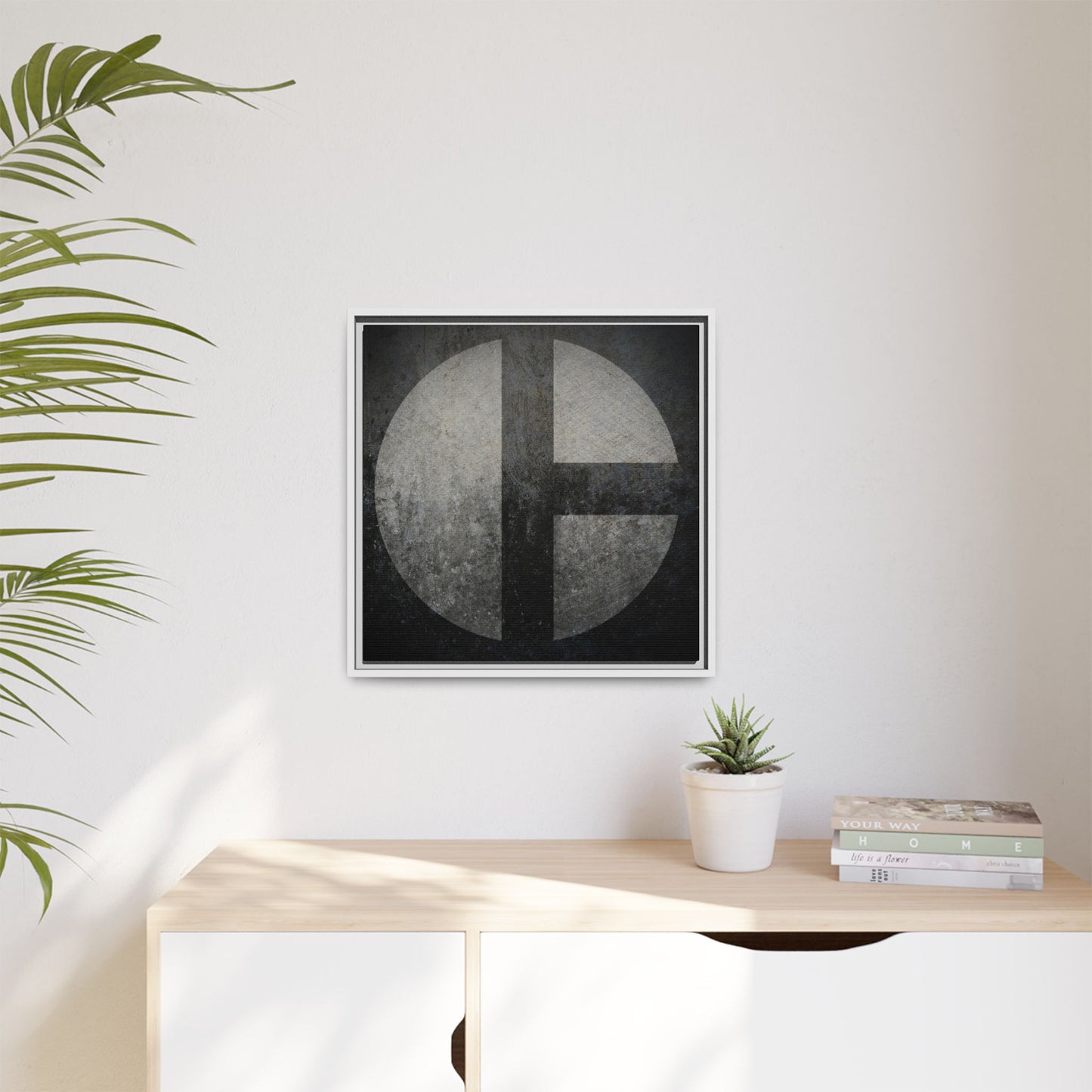 C Moon  | Framed Wall Art on Stretched Canvas
