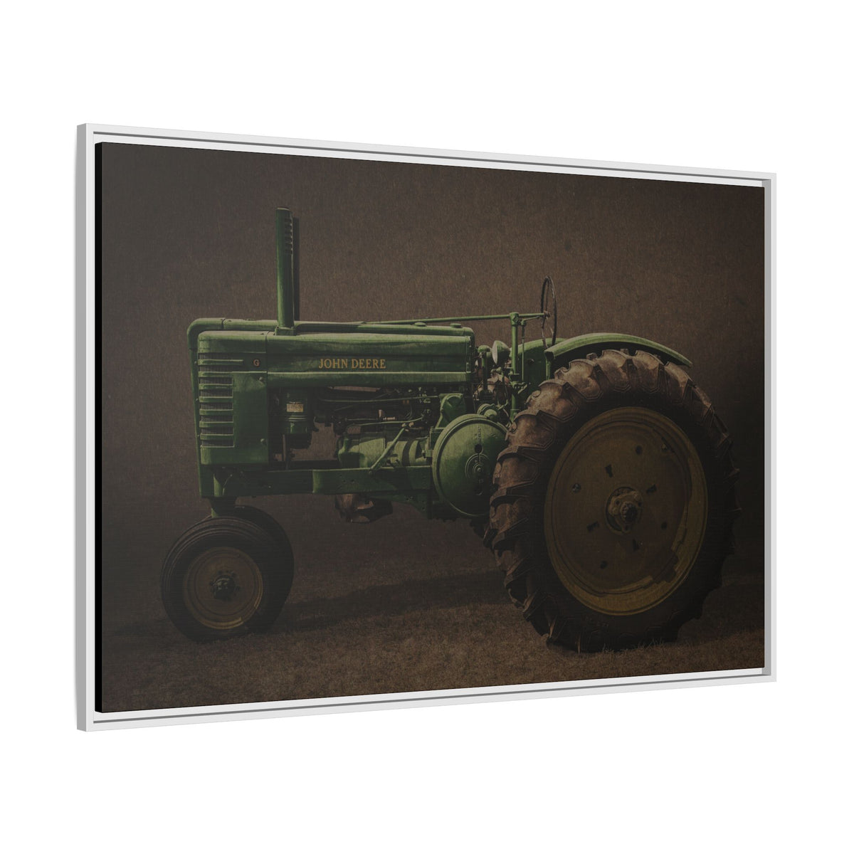 Vintage John Deere Model G | Framed Wall Art on Stretched Canvas