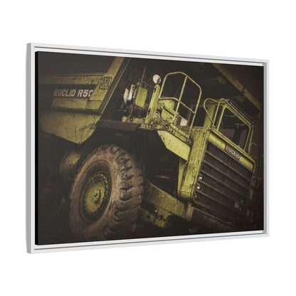 Classic Euclid Hauler Action | Framed Wall Art on Stretched Canvas