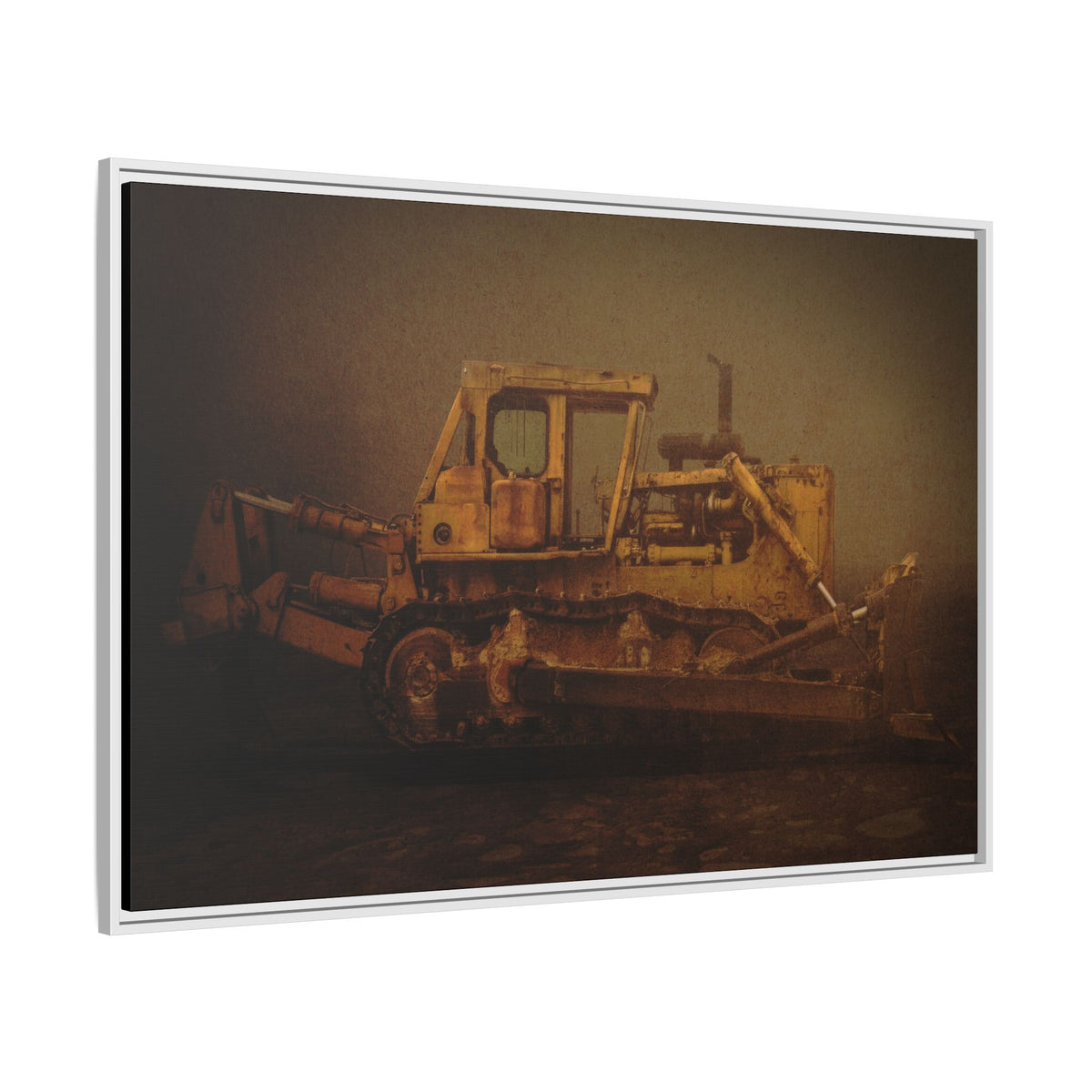 Classic D8 Dozer | Framed Wall Art on Stretched Canvas