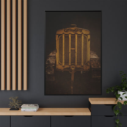 Classic Crawler Grill Comming At You | Framed Wall Art on Stretched Canvas