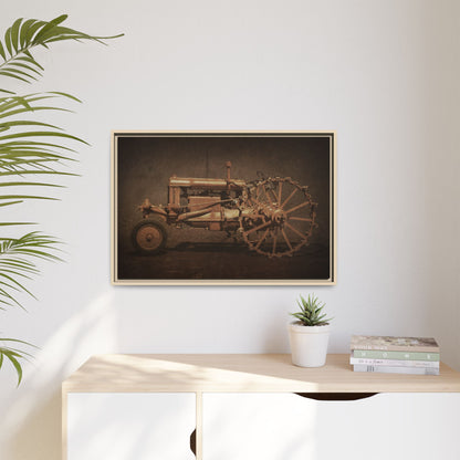 Vintage Ford Fordson Steel Wheel | Wall Art on Framed Canvas