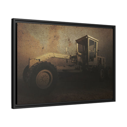 Classic 120G Motorgrader Action| Framed Wall Art on Canvas