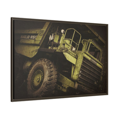 Classic Euclid Hauler Action | Framed Wall Art on Stretched Canvas