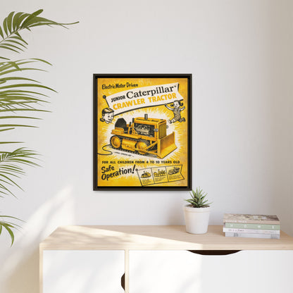 Junior Crawler Vintage Advertisement Art | Framed Wall Art on Canvas